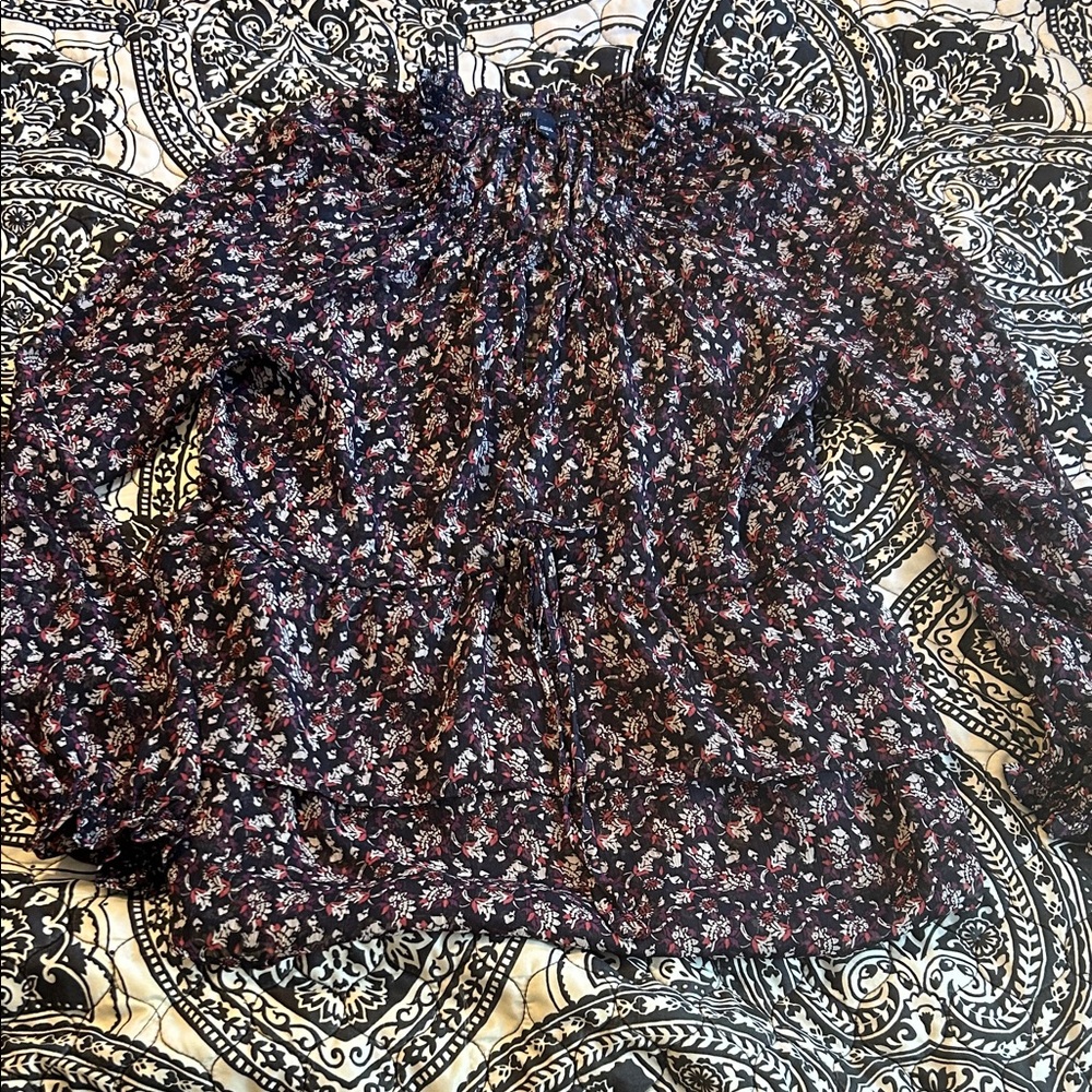 GAP Multicolor Floral Blouse